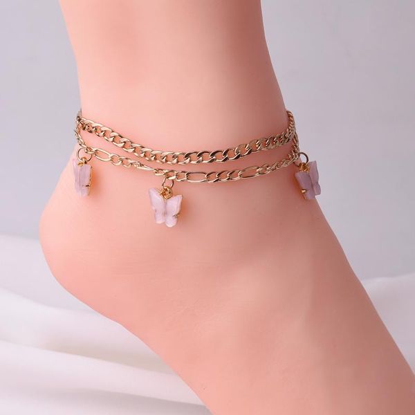 anklets vintage butterfly fashion anklet for women 2pcs/set multilayers adjustable bracelet on leg foot beach jewelry, Red;blue
anklets vintage butterfly fashion anklet for women 2pcs/set multilayers adjustable bracelet on leg foot beach jewelry, Red;blue