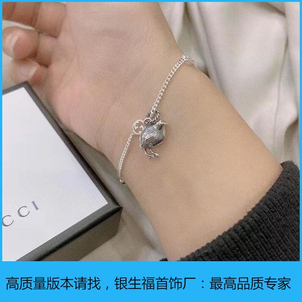 zhigujia 925 silver tridimensional chicken clasp bracelet for men and women, Black
zhigujia 925 silver tridimensional chicken clasp bracelet for men and women, Black