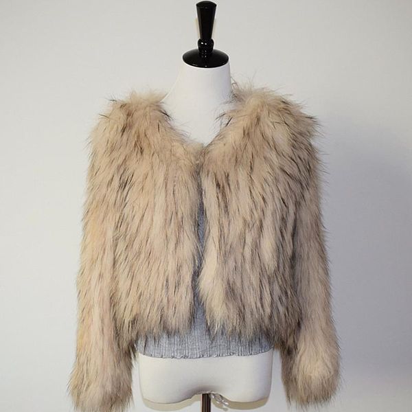 women's jackets max 2021 real raccoon fur coat winter knitted jack female overcoat lady, Black;brown