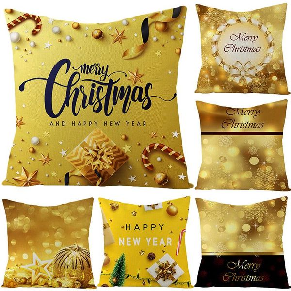 cushion/decorative pillow 2021 christmas cushion cover 45x45cm golden cartoon gift printed pillowcase decor for xmas home reunion party
cushion/decorative pillow 2021 christmas cushion cover 45x45cm golden cartoon gift printed pillowcase decor for xmas home reunion party