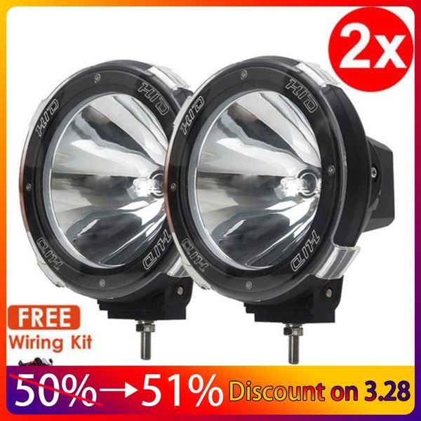 working light universal 1 pair 7" inch 12v 100w hid driving lights xenon spotlights for offroad hunting fishing camping work spot
working light universal 1 pair 7" inch 12v 100w hid driving lights xenon spotlights for offroad hunting fishing camping work spot