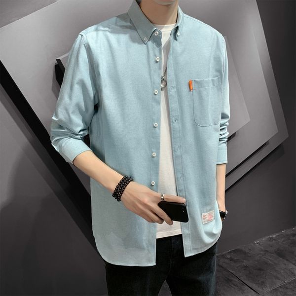 2020 spring and summer new thick men's simple long sleeve casual oxford spinning shirt fashion coat2021, White;black
2020 spring and summer new thick men's simple long sleeve casual oxford spinning shirt fashion coat2021, White;black