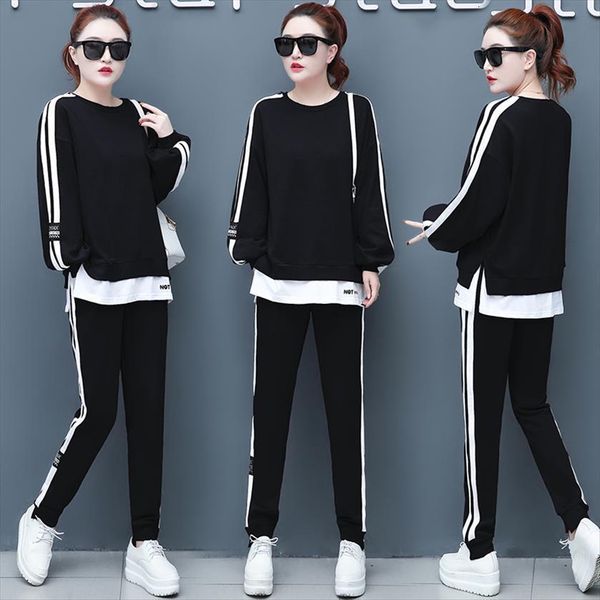 oversized plus size 2piece womens pants set two piece and lounge wear outfit korean fashion fall clothes for women, White
oversized plus size 2piece womens pants set two piece and lounge wear outfit korean fashion fall clothes for women, White