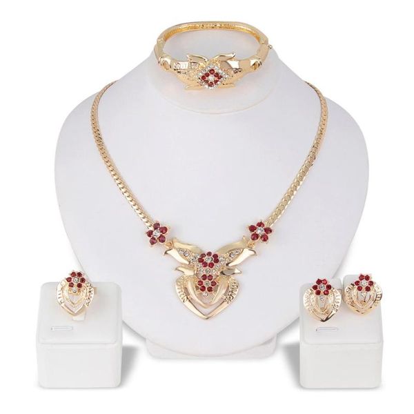 earrings & necklace 2021 fashion women's wedding flower rhinestone ring bracelet ladies jewelry set for woman gift, Silver
earrings & necklace 2021 fashion women's wedding flower rhinestone ring bracelet ladies jewelry set for woman gift, Silver