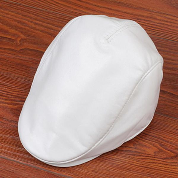 berets svadilfari 2022 100% genuine leather visor cap men's fashion autumn winter real sheepskin hats for women, Blue;gray
berets svadilfari 2022 100% genuine leather visor cap men's fashion autumn winter real sheepskin hats for women, Blue;gray