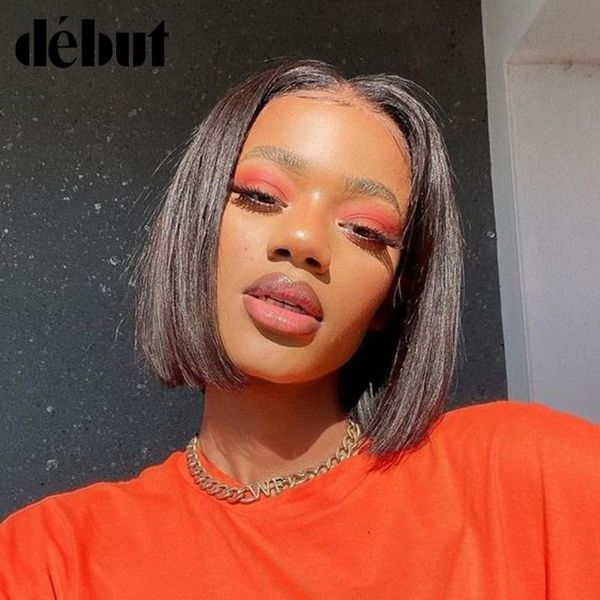 lace front short bob wigs natural black human hair debut straight part 99j red brown 100% remy for women, Black;brown
lace front short bob wigs natural black human hair debut straight part 99j red brown 100% remy for women, Black;brown