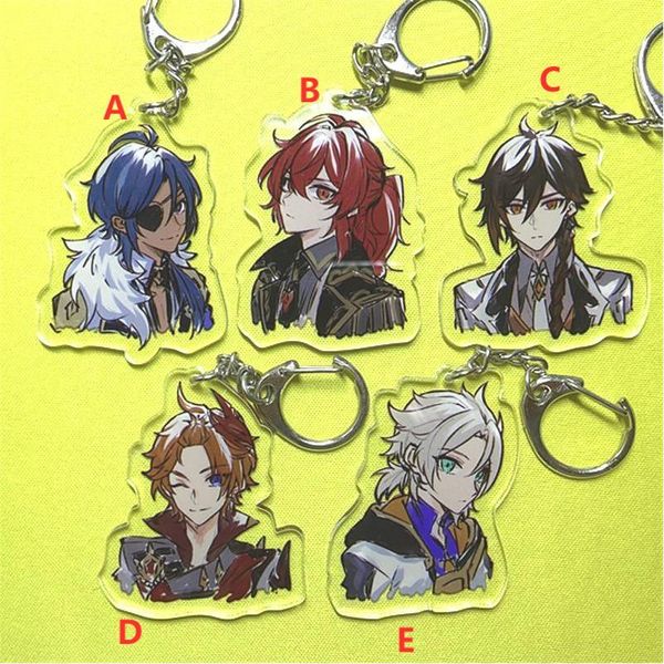 keychains anime keychain genshin impact zhongli tartaglia childe albedo acrylic keyring strap figure hanging accessories 6cm, Silver
keychains anime keychain genshin impact zhongli tartaglia childe albedo acrylic keyring strap figure hanging accessories 6cm, Silver