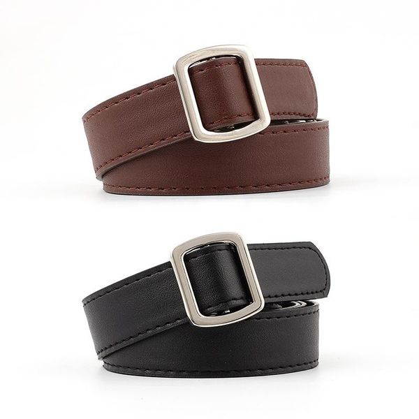 belts 103x2.3cm woman no pin buckle belt female fashion jeans pants waistband square for ladies dress, Black;brown
belts 103x2.3cm woman no pin buckle belt female fashion jeans pants waistband square for ladies dress, Black;brown