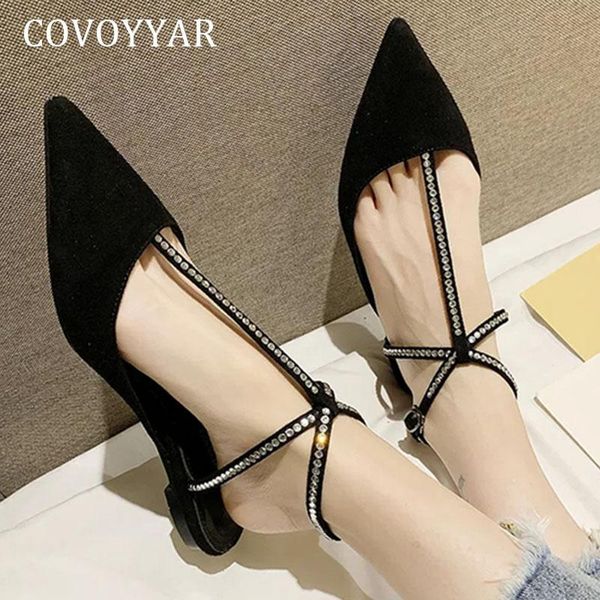 sandals covoyyar women's flat pointed toe t-strap summer fashion rhinestone shoes women bling casual party wss4091, Black
sandals covoyyar women's flat pointed toe t-strap summer fashion rhinestone shoes women bling casual party wss4091, Black