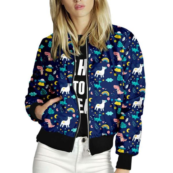 women's jackets women animal printed ladies zipper bomber 2021 outwears spring autumn long sleeve short thin slim casual biker coats, Black;brown
women's jackets women animal printed ladies zipper bomber 2021 outwears spring autumn long sleeve short thin slim casual biker coats, Black;brown