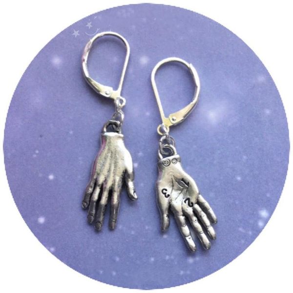 dangle & chandelier palmistry earrings fortune teller palm reader hand chiromancy in silver color tone mystery jewelry pendant woman gift
dangle & chandelier palmistry earrings fortune teller palm reader hand chiromancy in silver color tone mystery jewelry pendant woman gift