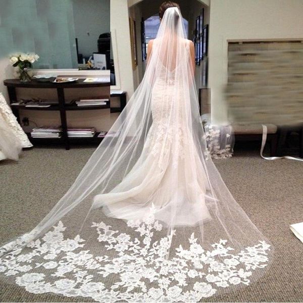 bridal veils 2021 accessoire mariage velo de novia lace edge one layer women wedding veil bride long with comb, Black
bridal veils 2021 accessoire mariage velo de novia lace edge one layer women wedding veil bride long with comb, Black