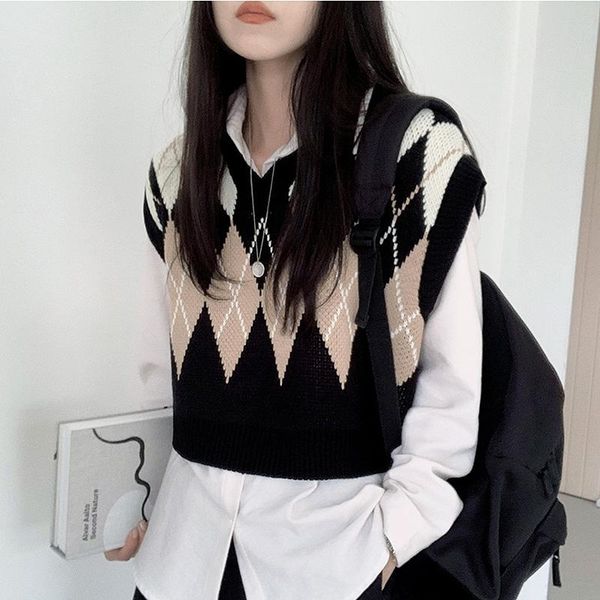 women's vests bethquenoy vintage christmas clothes woman sweaters knit vest chaleco punto sueters de mujer moda 2021 pull femme hive, Black;white
women's vests bethquenoy vintage christmas clothes woman sweaters knit vest chaleco punto sueters de mujer moda 2021 pull femme hive, Black;white