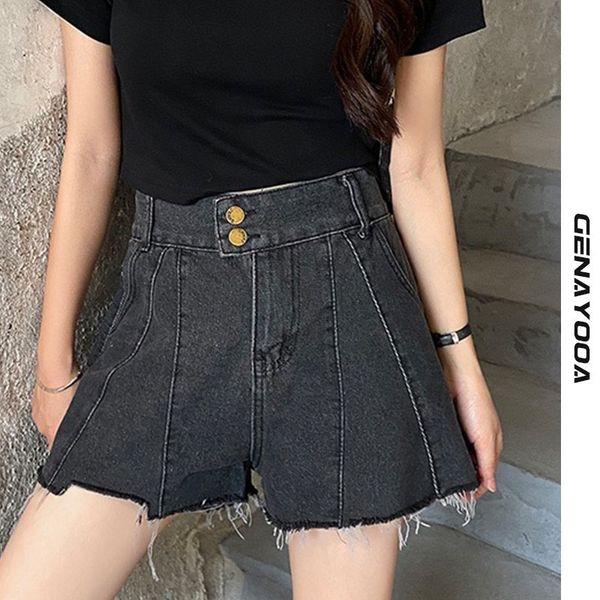 genayooa summer jean women plus size high waist casual denim shorts black mini pants oversize jeans short 210417, White;black
genayooa summer jean women plus size high waist casual denim shorts black mini pants oversize jeans short 210417, White;black