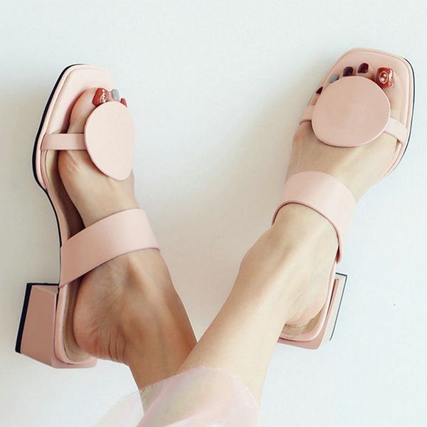 dress shoes women slippers genuine leather 4.2cm square heels slipper open toe sandals pink blue ladies casual shoes woman 32-48 t, Black
dress shoes women slippers genuine leather 4.2cm square heels slipper open toe sandals pink blue ladies casual shoes woman 32-48 t, Black