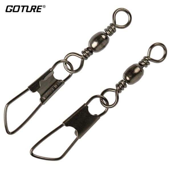 fishing hooks goture 200pcs/lot barrel swivel with safety snap size 10, 8, 4 connector terminal tackle box
fishing hooks goture 200pcs/lot barrel swivel with safety snap size 10, 8, 4 connector terminal tackle box