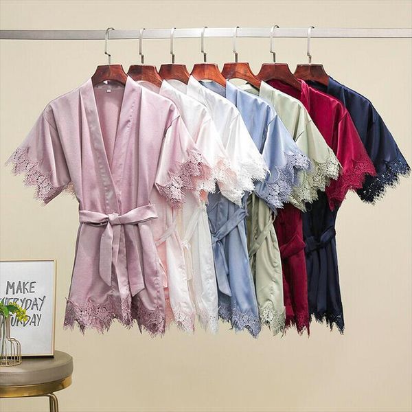 kids matt satin lace robe women sleepwear wedding flower girl robes bride kid bridesmaid child bathrobe, Black;red
kids matt satin lace robe women sleepwear wedding flower girl robes bride kid bridesmaid child bathrobe, Black;red