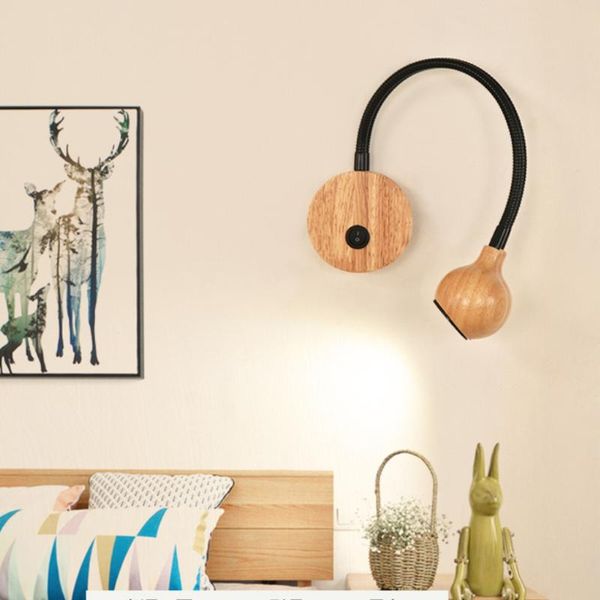 wall lamp modern wood led lamps with knob switch 3w ac90-260v bedroom bedside reading light direction adjustable indoor bath
wall lamp modern wood led lamps with knob switch 3w ac90-260v bedroom bedside reading light direction adjustable indoor bath