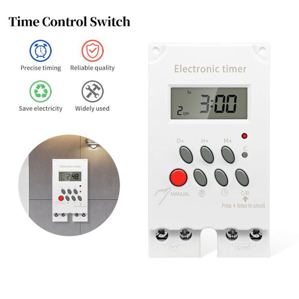 timers digital timer switch time relay 220v programmable plug smart socket for universal electric appliance kg316t-ii
timers digital timer switch time relay 220v programmable plug smart socket for universal electric appliance kg316t-ii