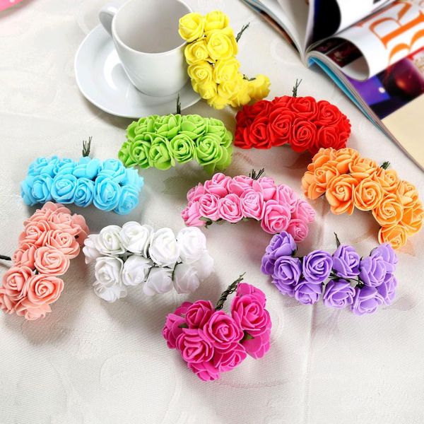 144pcs artificial silk flowers pe foam rose mini bouquet decorative & wreaths home wedding party decor
144pcs artificial silk flowers pe foam rose mini bouquet decorative & wreaths home wedding party decor