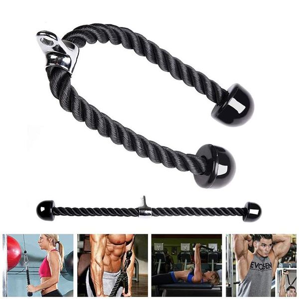 1pcs 27" rope push pull down cord for bodybuilding exercise gym workout home or use fitness body equipment resistance bands
1pcs 27" rope push pull down cord for bodybuilding exercise gym workout home or use fitness body equipment resistance bands