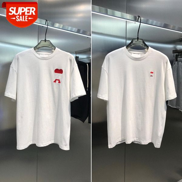 tier ami small and heart letter embroidery logo design men women round neck short-sleeved t-shirt #4c2c, White;black
tier ami small and heart letter embroidery logo design men women round neck short-sleeved t-shirt #4c2c, White;black
