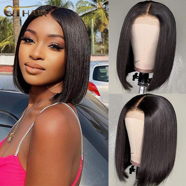 lace wigs straight bob wig 4*1 closure brazilian human hair t part hunman for women remy qt, Black;brown
lace wigs straight bob wig 4*1 closure brazilian human hair t part hunman for women remy qt, Black;brown