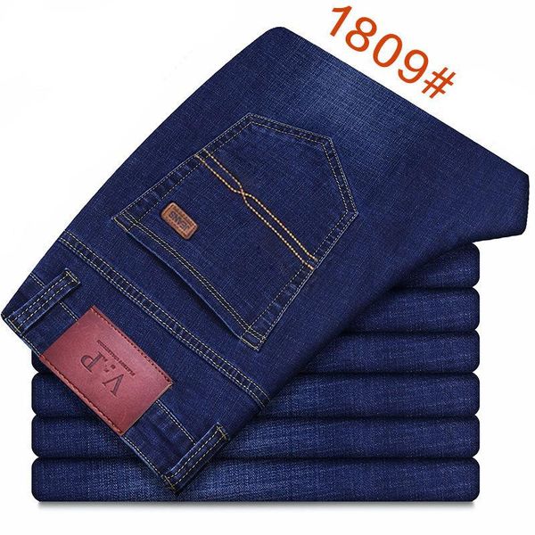 classic style men jeans spring autumn elastic force slim fit brand pants blue light 28~38 men's
classic style men jeans spring autumn elastic force slim fit brand pants blue light 28~38 men's