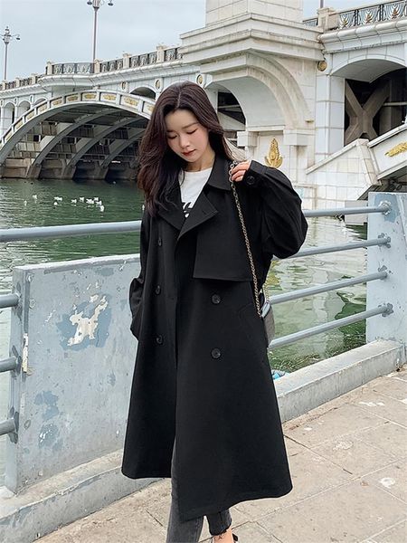 women's trench coats windbreaker spring autumn style korean fashion loose solid color wild double-breasted long-sleeved jacket coat 068, Tan;black
women's trench coats windbreaker spring autumn style korean fashion loose solid color wild double-breasted long-sleeved jacket coat 068, Tan;black