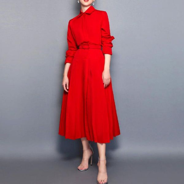 casual dresses harleyfashion european designing spring fall long sleeve elegant party chic fitness quality red midi dress, Black;gray
casual dresses harleyfashion european designing spring fall long sleeve elegant party chic fitness quality red midi dress, Black;gray