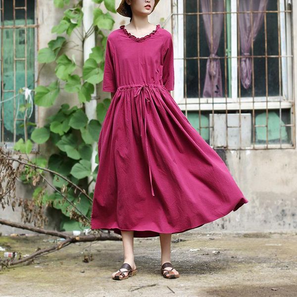party dresses women summer vintage v neck dress ladies half sleeve waisted female 2021, White;black
party dresses women summer vintage v neck dress ladies half sleeve waisted female 2021, White;black