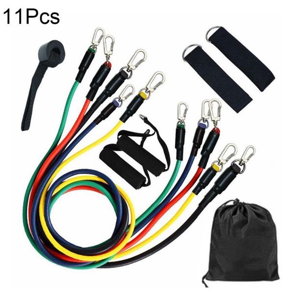 resistance bands 11 pcs set elastic fitness with 2 handles rubber pull rope for gym sports exercise training equipment
resistance bands 11 pcs set elastic fitness with 2 handles rubber pull rope for gym sports exercise training equipment
