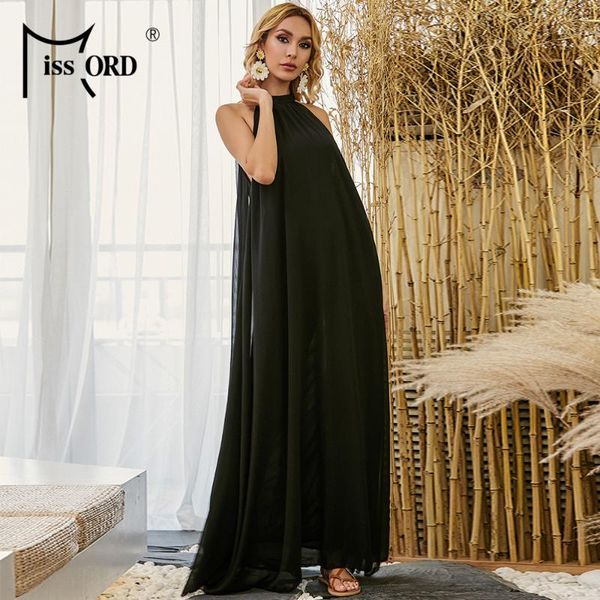 casual dresses missord summer solid color halter beach dress women sleeveless see through long maxi seaside ft20258, Black;gray
casual dresses missord summer solid color halter beach dress women sleeveless see through long maxi seaside ft20258, Black;gray
