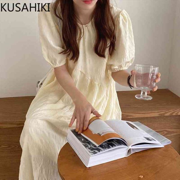 causal sweet women dress korean puff short sleeve o-neck vestidos femme high waist a-line dresses 6f292, Black;gray
causal sweet women dress korean puff short sleeve o-neck vestidos femme high waist a-line dresses 6f292, Black;gray