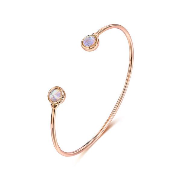 fashion metal bangle simple open bangles with moonstones for women jewelry, Black
fashion metal bangle simple open bangles with moonstones for women jewelry, Black