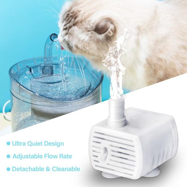 submersible water pump for pet cat fountain quiet replacement hmax 0-50cm adjustable dc5v 100ma(170l/h) bowls & feeders
submersible water pump for pet cat fountain quiet replacement hmax 0-50cm adjustable dc5v 100ma(170l/h) bowls & feeders