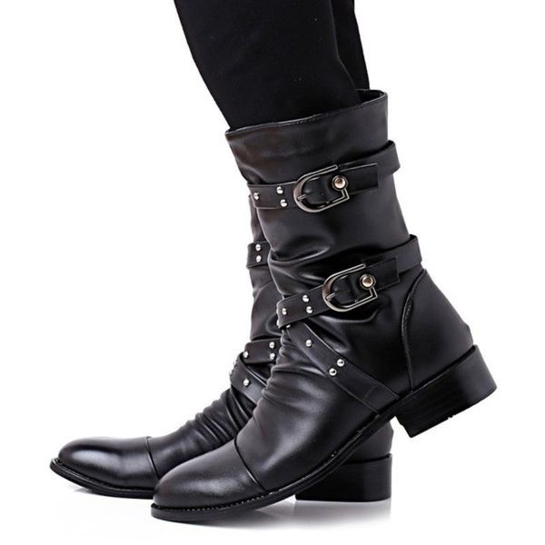 boots women's round toe low-heel square heel for autumn winter 2021 style buckle large 43 female's calf leather, Black
boots women's round toe low-heel square heel for autumn winter 2021 style buckle large 43 female's calf leather, Black