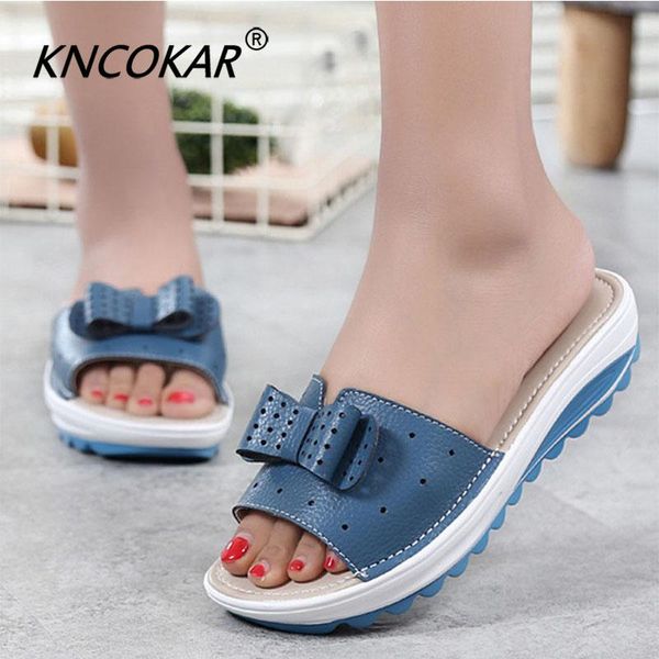 slippers kncokar summer fashion ladies soft and comfortable casual large size shoes woman slope with, Black
slippers kncokar summer fashion ladies soft and comfortable casual large size shoes woman slope with, Black