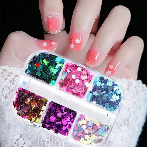 nail art decorations 6grids/box flower style flake reflective ultra thin sequins summer glitter charms for manicure, Silver;gold
nail art decorations 6grids/box flower style flake reflective ultra thin sequins summer glitter charms for manicure, Silver;gold