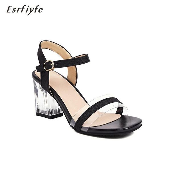 summer high heels women sandals crystal heel ladies shoes buckle party female large size 34-48, Black
summer high heels women sandals crystal heel ladies shoes buckle party female large size 34-48, Black
