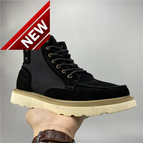 men's casual martin are versatile fashion short tube thick bottom work boots spring and autumn style, Black
men's casual martin are versatile fashion short tube thick bottom work boots spring and autumn style, Black