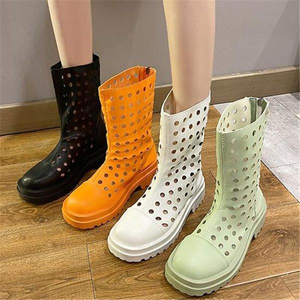 women hollow out cool boots leather shoes back zipper summer ladies sneakers solid motorcycle female fashion orange white, Black
women hollow out cool boots leather shoes back zipper summer ladies sneakers solid motorcycle female fashion orange white, Black