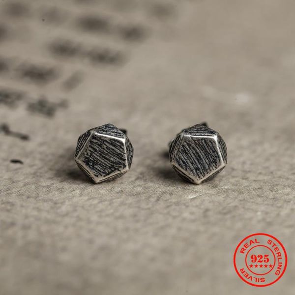 sterling silver three-dimensional pentagon geometric shape rivet stud earrings fashion irregular personality jewelry, Golden;silver
sterling silver three-dimensional pentagon geometric shape rivet stud earrings fashion irregular personality jewelry, Golden;silver