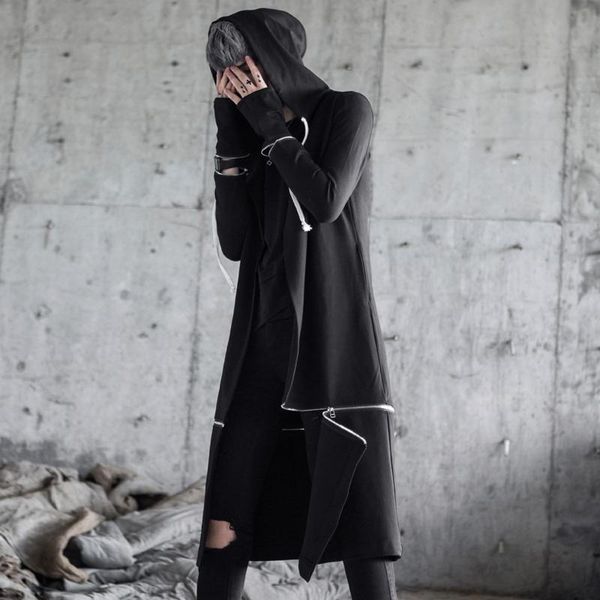 men's trench coats men personality punk hiphop hooded long coat cloak winter casual jackets nightclub gothic style singer stage costume, Tan;black
men's trench coats men personality punk hiphop hooded long coat cloak winter casual jackets nightclub gothic style singer stage costume, Tan;black