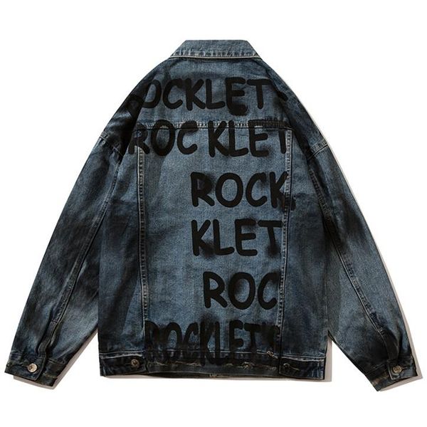 men's jackets hip hop denim jacket men letter graffiti tie dye wash cotton vintage motorcycle biker jeans streetwear punk fashion coat, Black;brown
men's jackets hip hop denim jacket men letter graffiti tie dye wash cotton vintage motorcycle biker jeans streetwear punk fashion coat, Black;brown