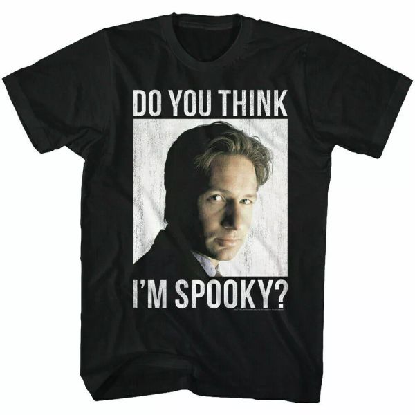 the x files do you think im spooky t shirt mens licensed tv show alien ufo black, White;black
the x files do you think im spooky t shirt mens licensed tv show alien ufo black, White;black