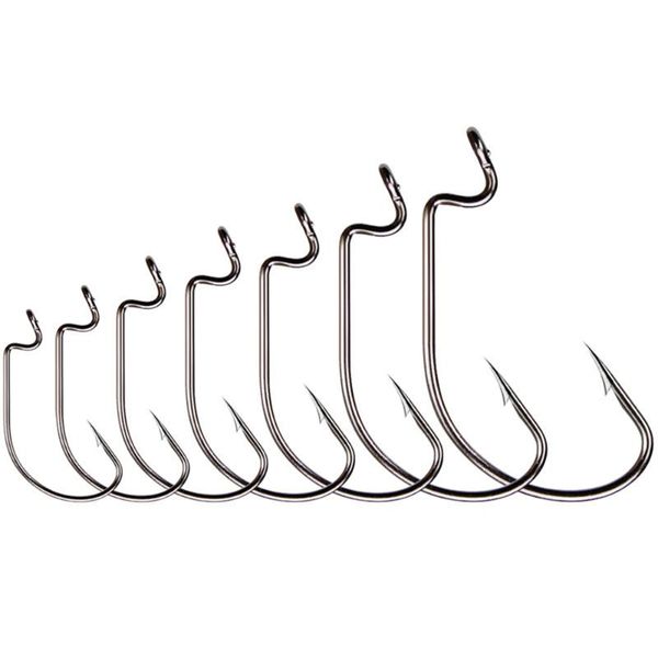fishing hooks 50/100 pcs/lot hook high carbon steel wide crank offset fishhook for soft lure bass barbed carp tackle worm
fishing hooks 50/100 pcs/lot hook high carbon steel wide crank offset fishhook for soft lure bass barbed carp tackle worm