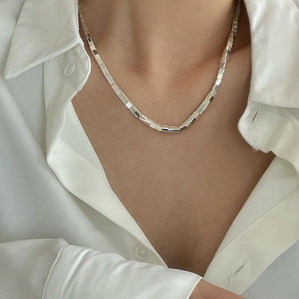 chains 2021 trend couples elegant charming necklace creative glossy geometric party for women fashion jewelry gifts wholesale, Silver
chains 2021 trend couples elegant charming necklace creative glossy geometric party for women fashion jewelry gifts wholesale, Silver