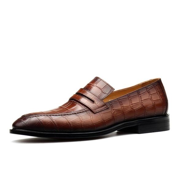 dress shoes large size eur45 black / brown deep crocodile grain summer wedding genuine leather prom
dress shoes large size eur45 black / brown deep crocodile grain summer wedding genuine leather prom