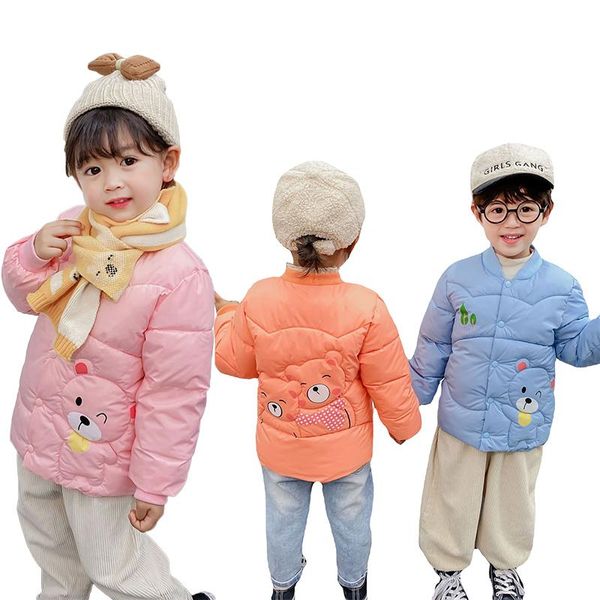 jackets 1-6 year boys girls cartoon jacket cute bear baby coat children outerwear autumn warm kids down for toddler girl clothes, Blue;gray
jackets 1-6 year boys girls cartoon jacket cute bear baby coat children outerwear autumn warm kids down for toddler girl clothes, Blue;gray